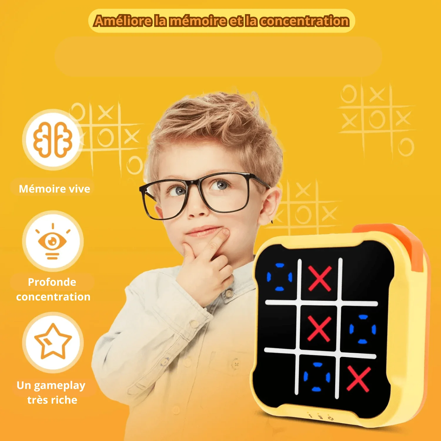 Morpion Électronique 3-EN-1